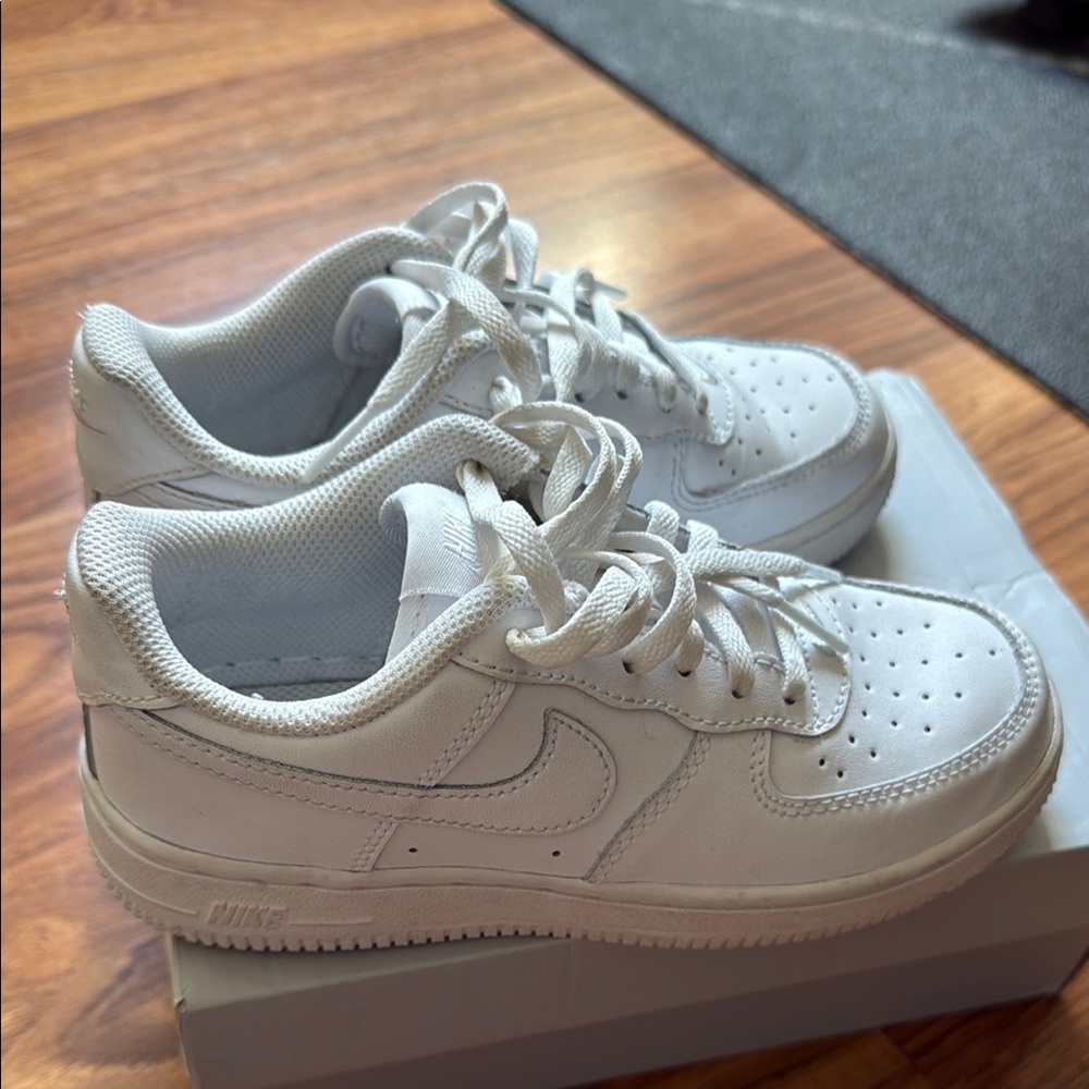 Nike Kids All-White Sneakers
